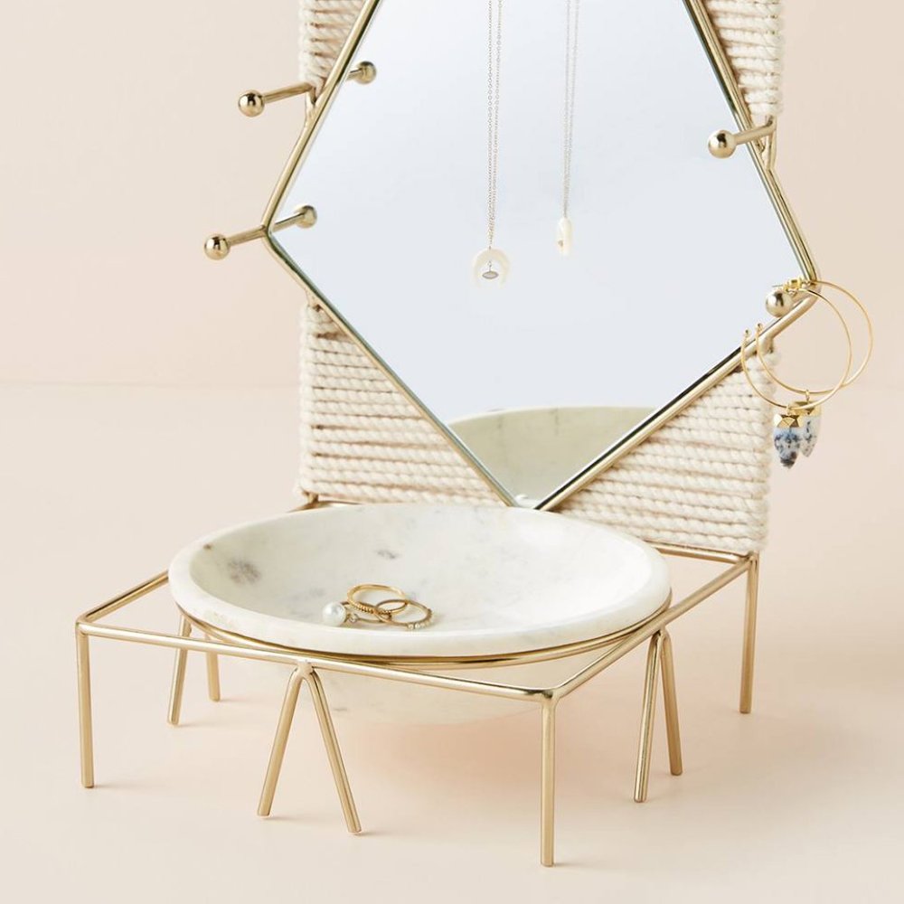Anthropologie Macrame Jewelry Stand - Picture 3 of 10